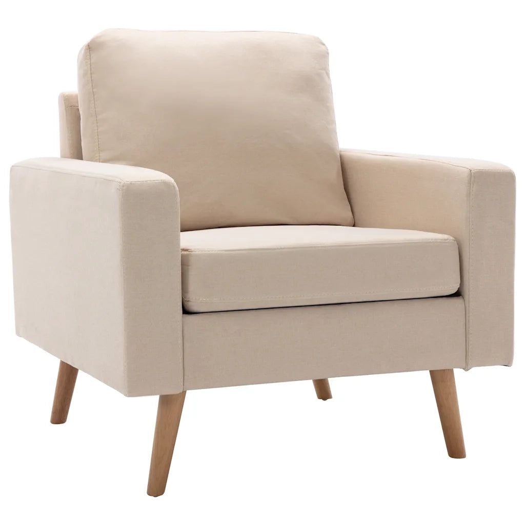 Poltrona Crema in Tessuto 288696