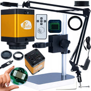 Set Braccio Regolabile per Microscopio Digitale ODM-180X + Piattaforma ODM-100X + Camera PEGASUS Pro KMPP-HDMI-TF 12MP