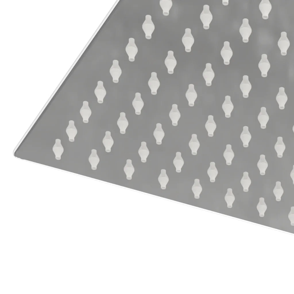 vidaXL Testa Doccia a Pioggia Acciaio Inox 304 30x20 cm Rettangolare