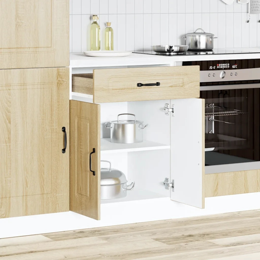 Base da Cucina Kalmar Rovere Sonoma in Legno Multistrato