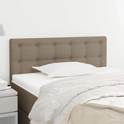 Testiera-Testata-Testiera Decorativa Tortora 80x5x78/88 cm in Tessuto 768821
