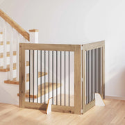 Cancello per cani con supporti 2 pcs Rovere Artigianale 892030