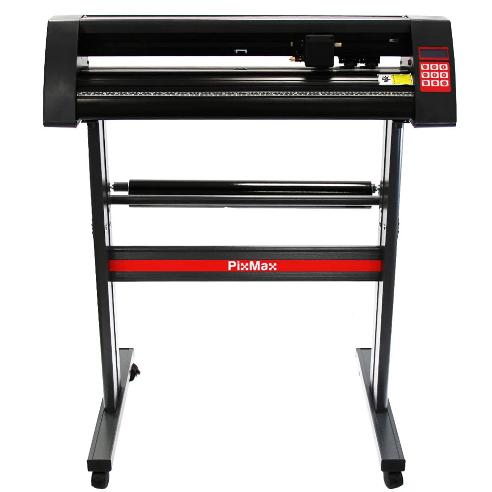 Plotter da taglio vinile PixMax 28" con ottica laser, lame Roland e stand