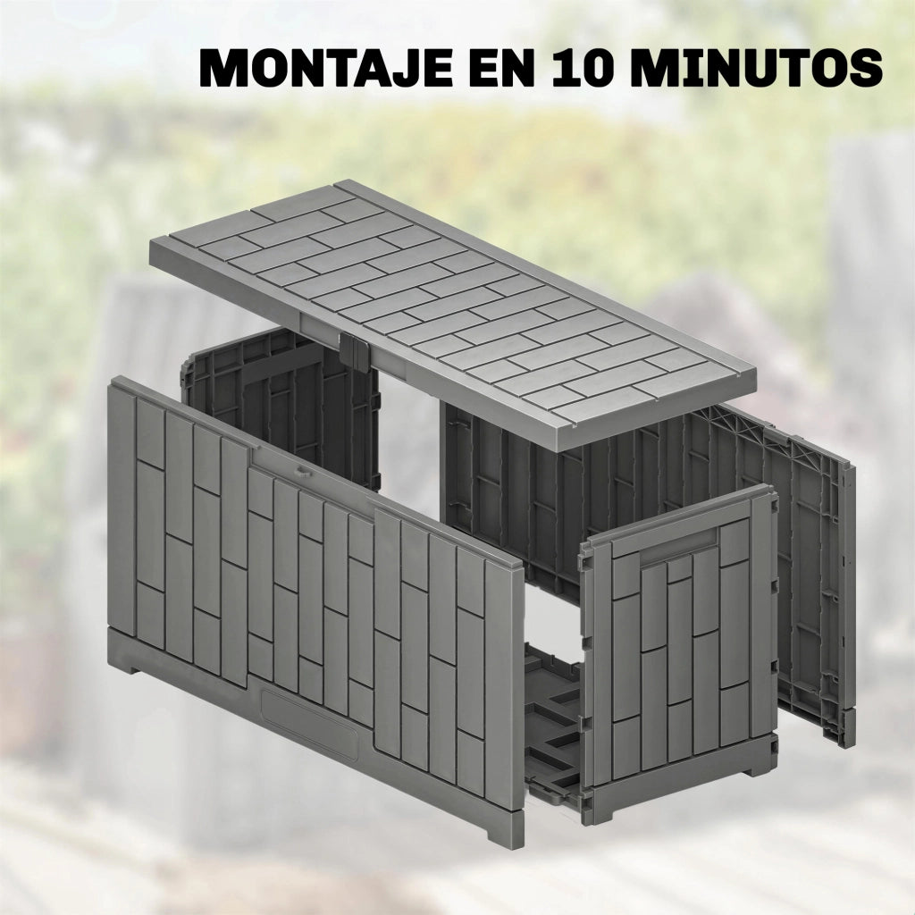 Baul da Giardino ¨C Zephmum ¨C Grigio Antracite 227L