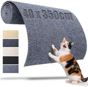 Matrice per gatti autoadesiva 350x40 cm Piastra per gatti Piastra di protezione per gatti Colore grigio Protezione contro le abrasioni Mobili per parete per gatti Tavolo per gatti per DIY