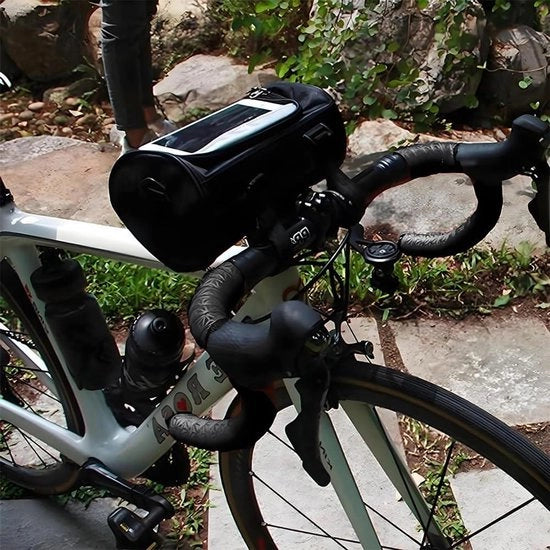 Tas per bicicletta - Impermeabile e multifunzionale con cinturino a spalla regolabile