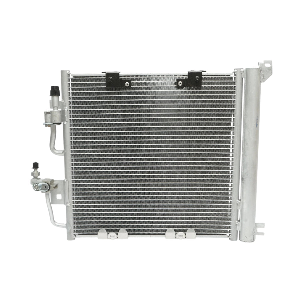 Radiatore climatizzazione (condensatore AC) – Opel Astra H, Zafira Dimensioni: 370 × 370 × 16 mm Codici OEM compatibili: 13129195, 1850099, 93178961, 1924005329
