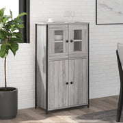 Credenza Grigio Sonoma 62x32x106,5 cm in Legno Multistratocod mxl 85951