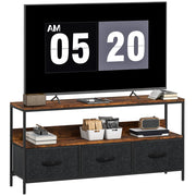 Mobile TV con 3 cassetti ¨C Minimal ¨C 120x29x56 cm marrone