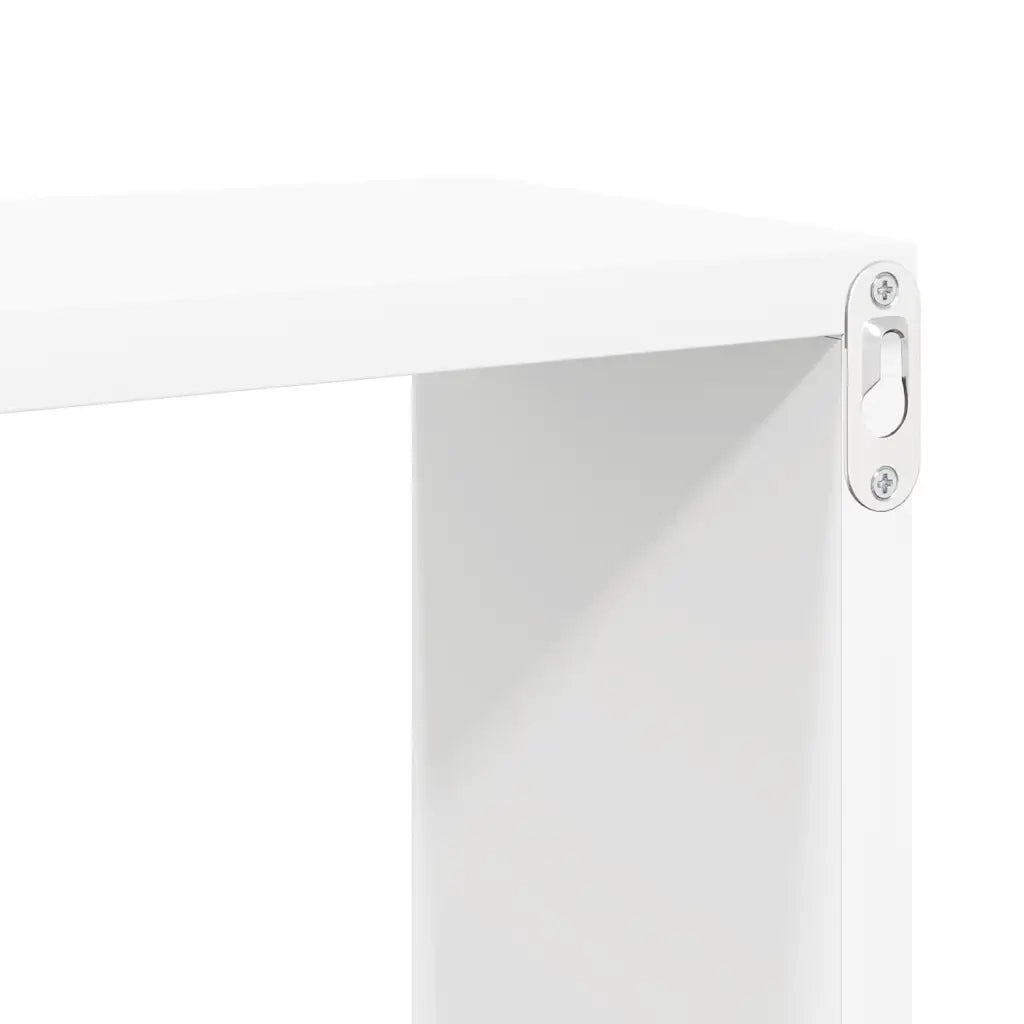Mensole Parete a Cubo 4 pz Bianche 60x15x23 cm in Truciolato cod mxl 53639