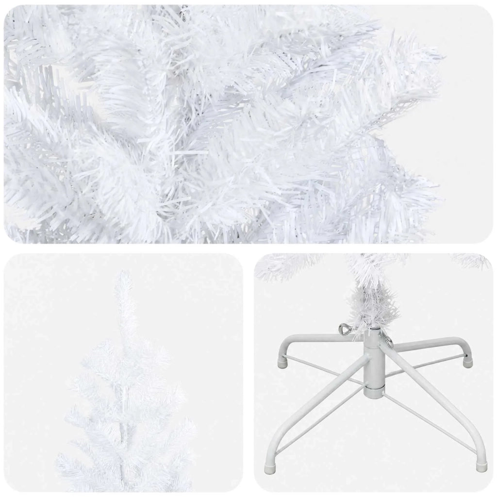 Albero di Natale Artificiale Sottile 210 cm PVC e Acciaio 42055243