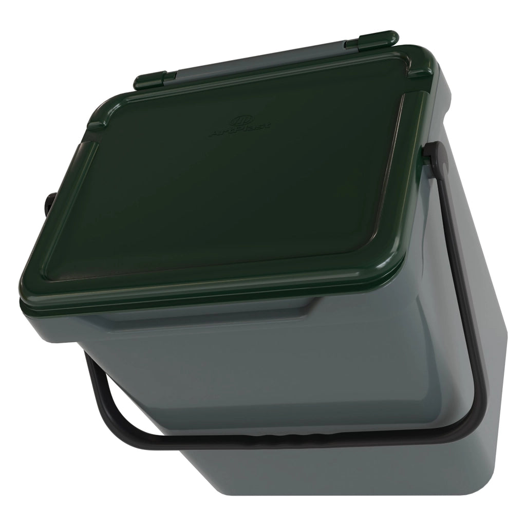 Contenitore per Rifiuti Foscas, Pattumiera Capacità 38 lt Made in Italy, 40x31x39h cm Verde