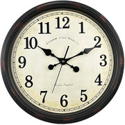 Orologio da Parete Classico in Stile Ronde, Non Elettronico, 40 cm, Cifre Grandi, Decorativo Retro, Funziona con Batterie, Facile da Leggere per Casa, Cucina, Sala da Pranzo
