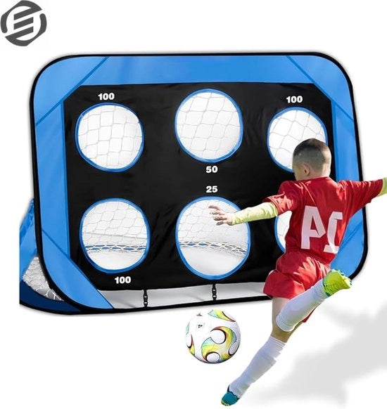Retrò del Goal - Rete di Allenamento per Calcio - Materiale di Allenamento per Calcio - Rete del Goal - Allenamento di Calcio - Rete di Allenamento Portatile