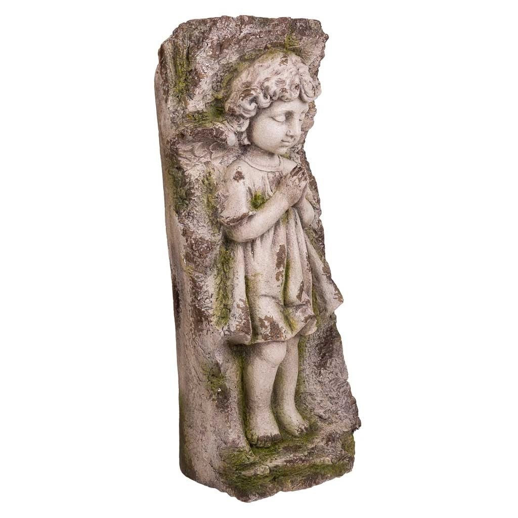 Fioriera decorativa da parete in magnesio 29x22x78h