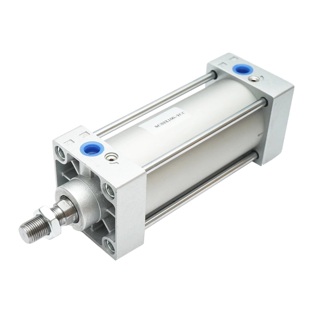 Cilindro pneumatico in alluminio fi 63mm, corsa 100mm