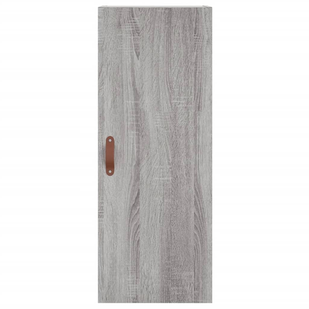 Buffet credenza cassettiera armadio mobile contenitore organizer cucina soggiorno salotto rovere Sonoma alto 34,5 x 34 x 180 cm legno ingegnerizzato grigio 02_0035210