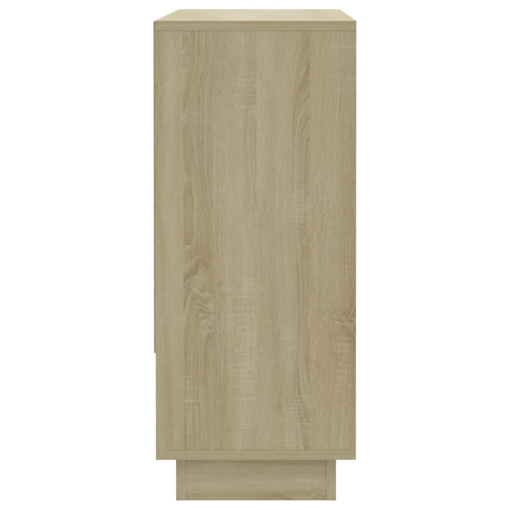 Buffet credenza cassettiera armadio mobile contenitore organizer cucina soggiorno Sonoma 97 x 31 x 75 cm legno ingegnerizzato beige 02_0031741