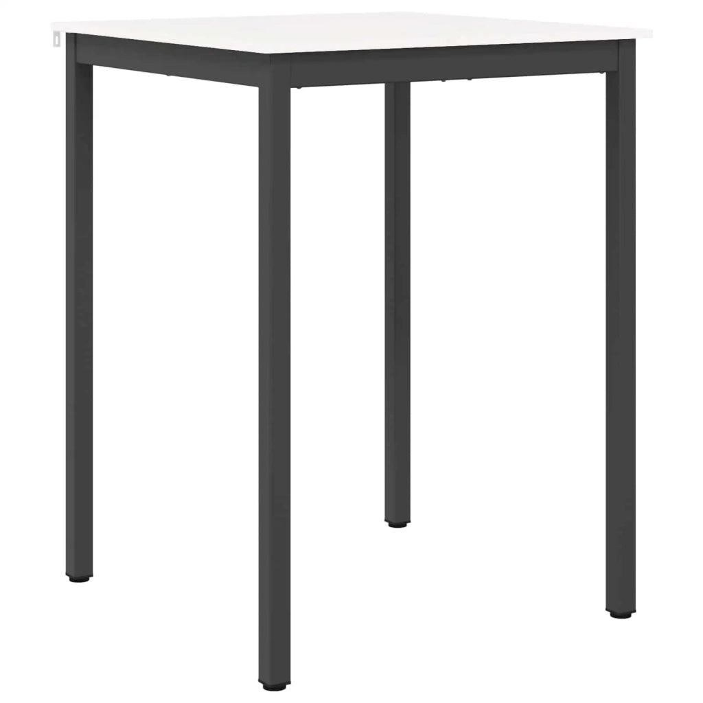 Tavolo da bar Bianco 80 x 80 x 105 cm Pino massello 892802