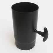 Manicotto con valvola da 200mm per stufa a legna