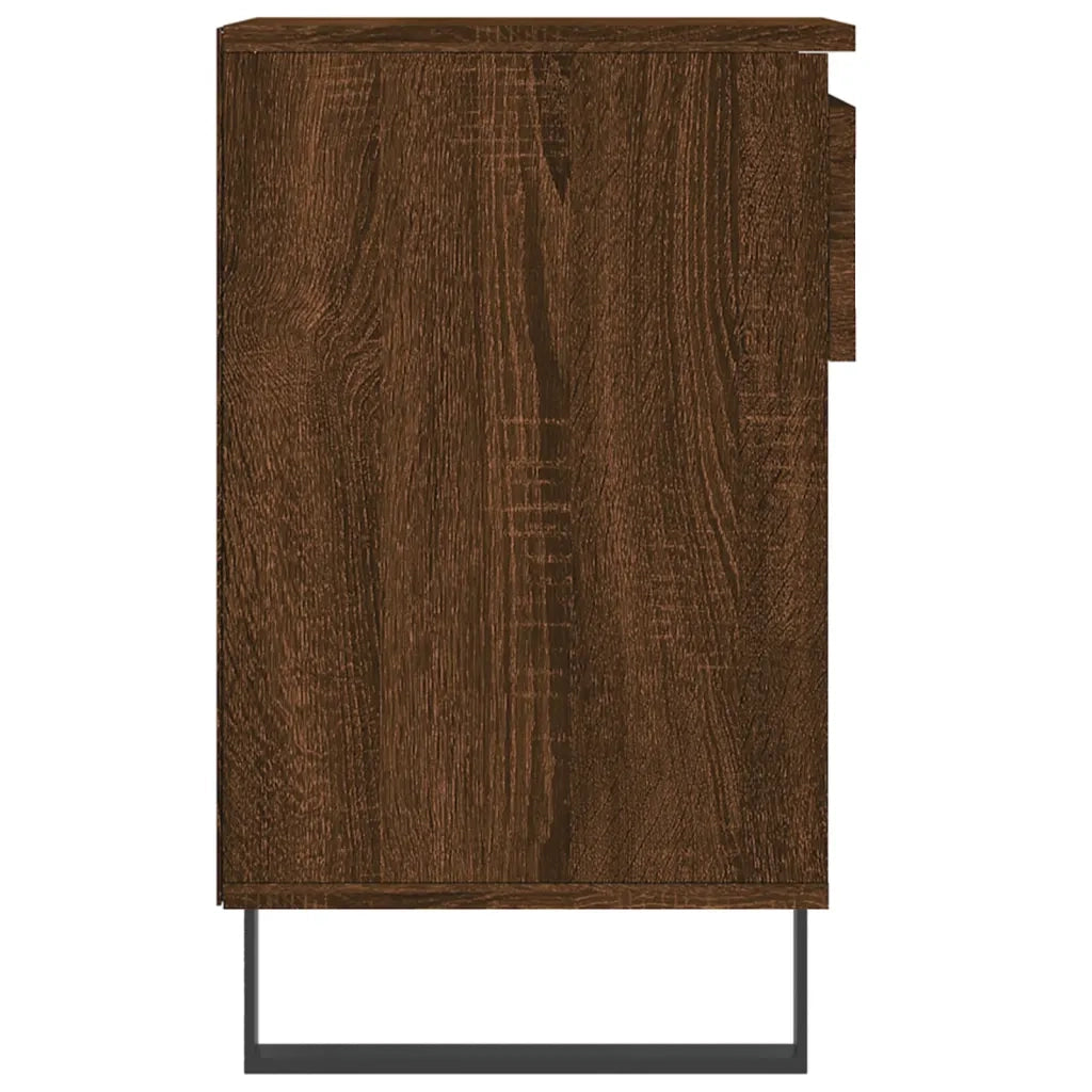 Scarpiera Rovere Marrone 102x36x60 cm in Legno Multistrato 831379