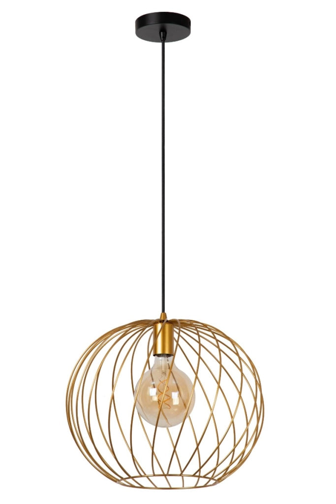 Lampada a sospensione Danza ottone Ø40cm E27 Lucide