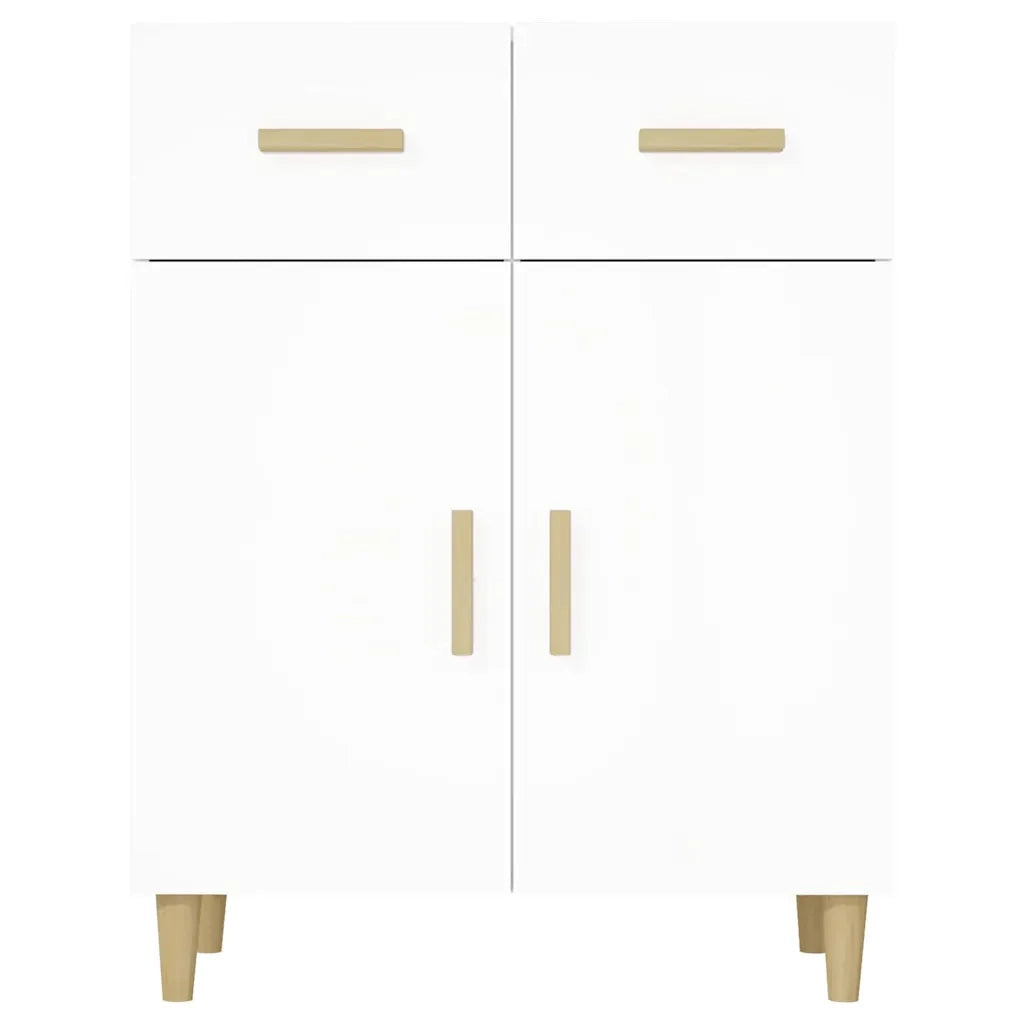 Credenza Bianca 69,5x34x89 cm in Legno Multistrato cod mxl 23633