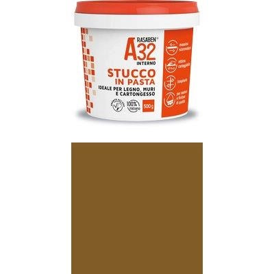 STUCCO PASTA LEGNO A32 K2 RASABEN - CILIEGIO KG 0,5- 6 pezzi