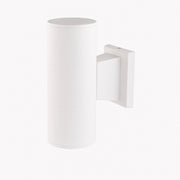 Applique da Esterno IP65 in Alluminio per Lampadina GU10 (non incluse) – Doppio Fascio di Luce Up & Down – Design Moderno da Parete per Giardino, Terrazzo, Balcone Color: Bianco