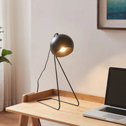 Lampada da Tavolo Scrivania Oldibro in Metallo con Paralume Semisferico 45 x 28 x 15 cm - Nero lux.pro