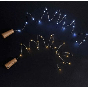 C TAPPO DECORATIVO 20 LED GOCCE BIANCO CALDO- C LINE HOME- 1,0 pz