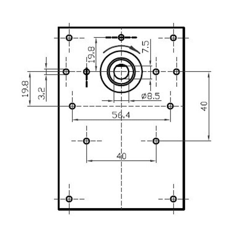 Ricambistufeapellet motoriduttore Kenta K9175160 coppia nominale 25Nm, assorbimento 28Watt, velocità
