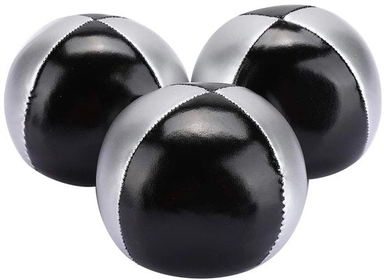 Set di palline da jonglerare da 3 - Materiale PU morbido - Adatto per bambini/adulti - Diametro 6,3 cm - Peso 120 g - Grip comodo - Palline per jonglerare