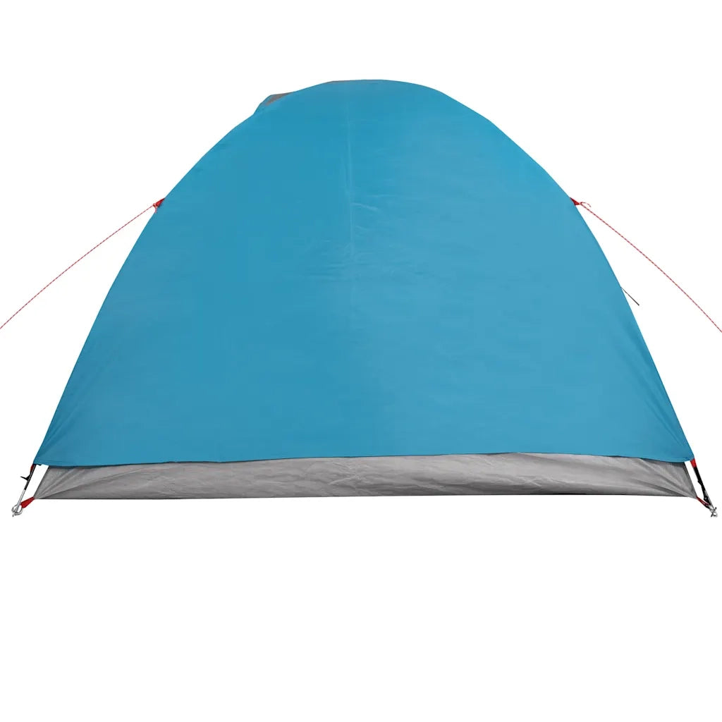 Tenda da Campeggio a Cupola per 4 Persone Blu Impermeabile 94336