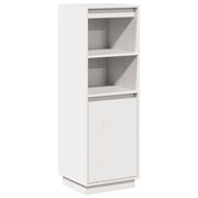 Buffet credenza cassettiera armadio mobile contenitore organizer cucina soggiorno salotto alto 37 x 34 x 110 cm legno massello di pino bianco 02_0032441