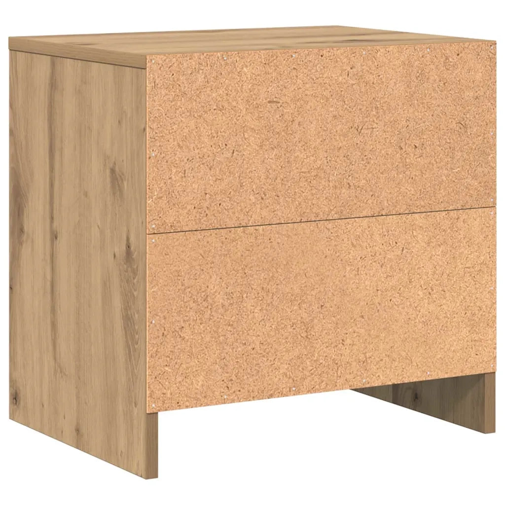 vidaXL Armadio da Notte rovere artigianale 45 x 34 x 44.5 cm