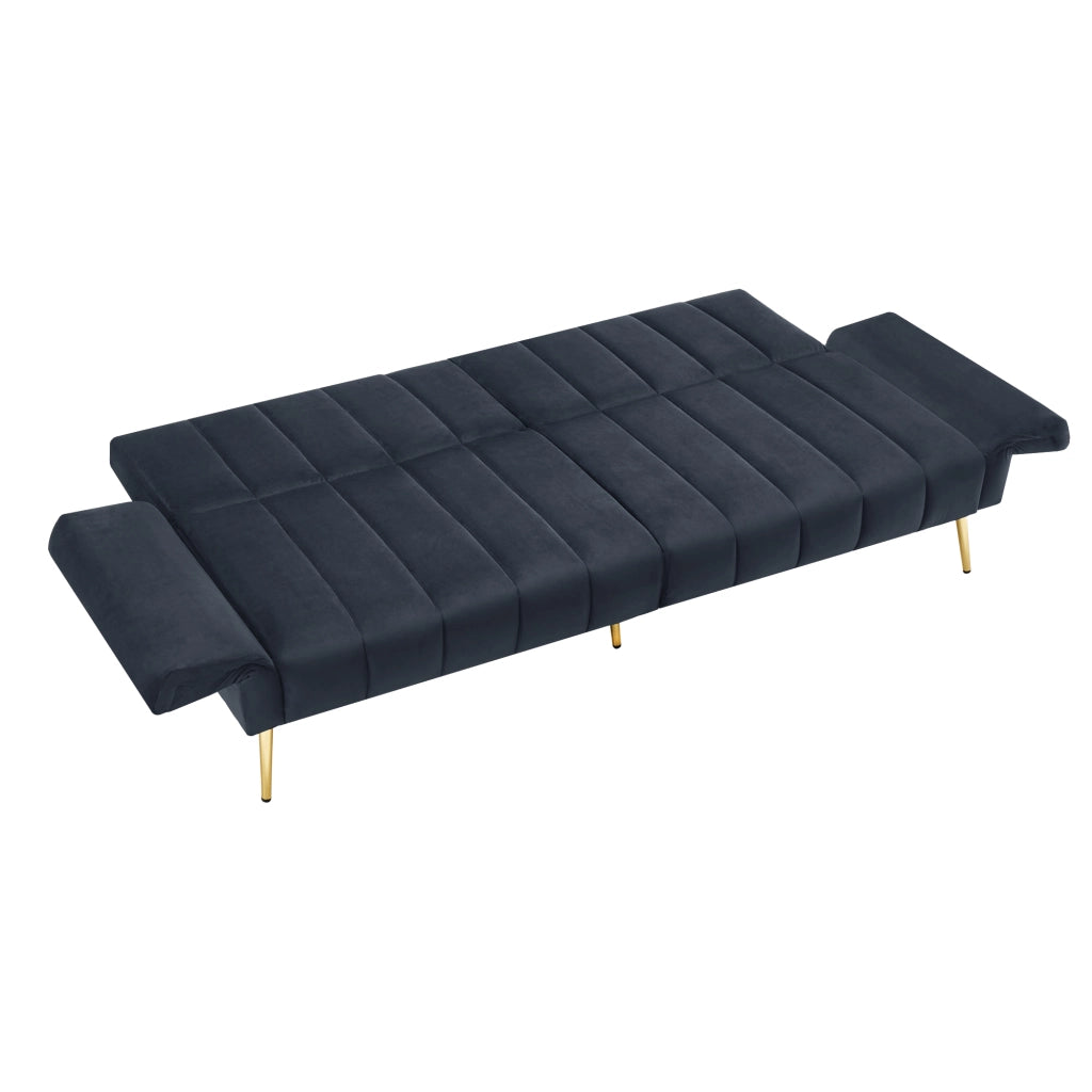Divano Letto Pieghevole ¨C MINIMAL ¨C Velluto, con Funzione Letto, per Soggiorno e Camera Ospiti