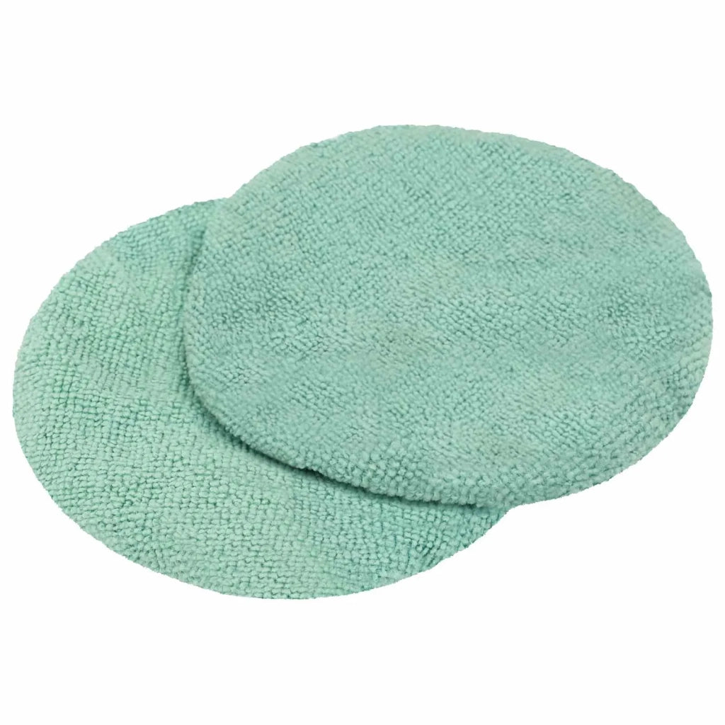 Cuffie per lucidatrice 4 pz Ø 14 cm Verde chiaro Microfibra 42048124