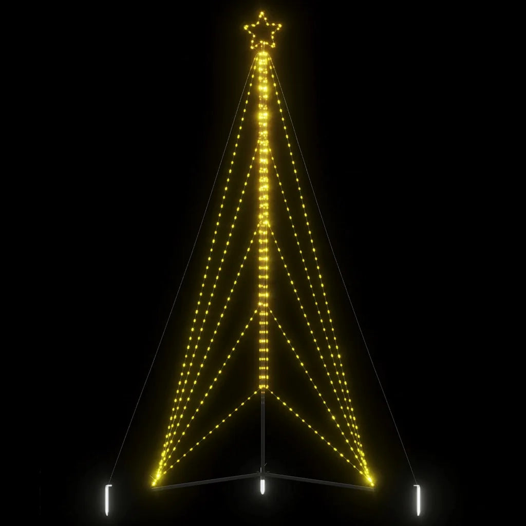 Albero di Natale a LED 615 LED Bianco Caldo 404,5 cm 4016420