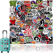 Stickers Rockband Punk-stile Waterdicht Vinyl Decorazione per Laptop, Helm, Snowboard, Bagaglio, Motocicletta 102 Stuks