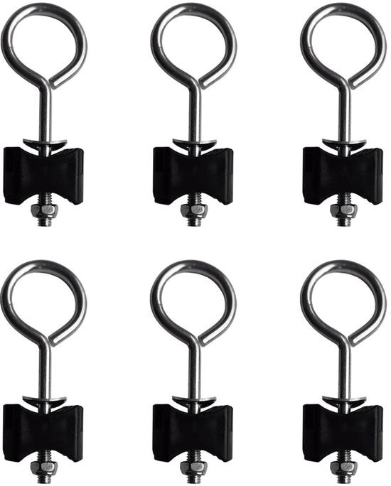 Accessori per Trampolino - Viti 6 Pezzi - Viti/Bulloni/Gomiti di Ricambio - Adatti per Trampolini Grandi/Piccoli - Attrezzatura per Stabilità - Leggero/Compacto