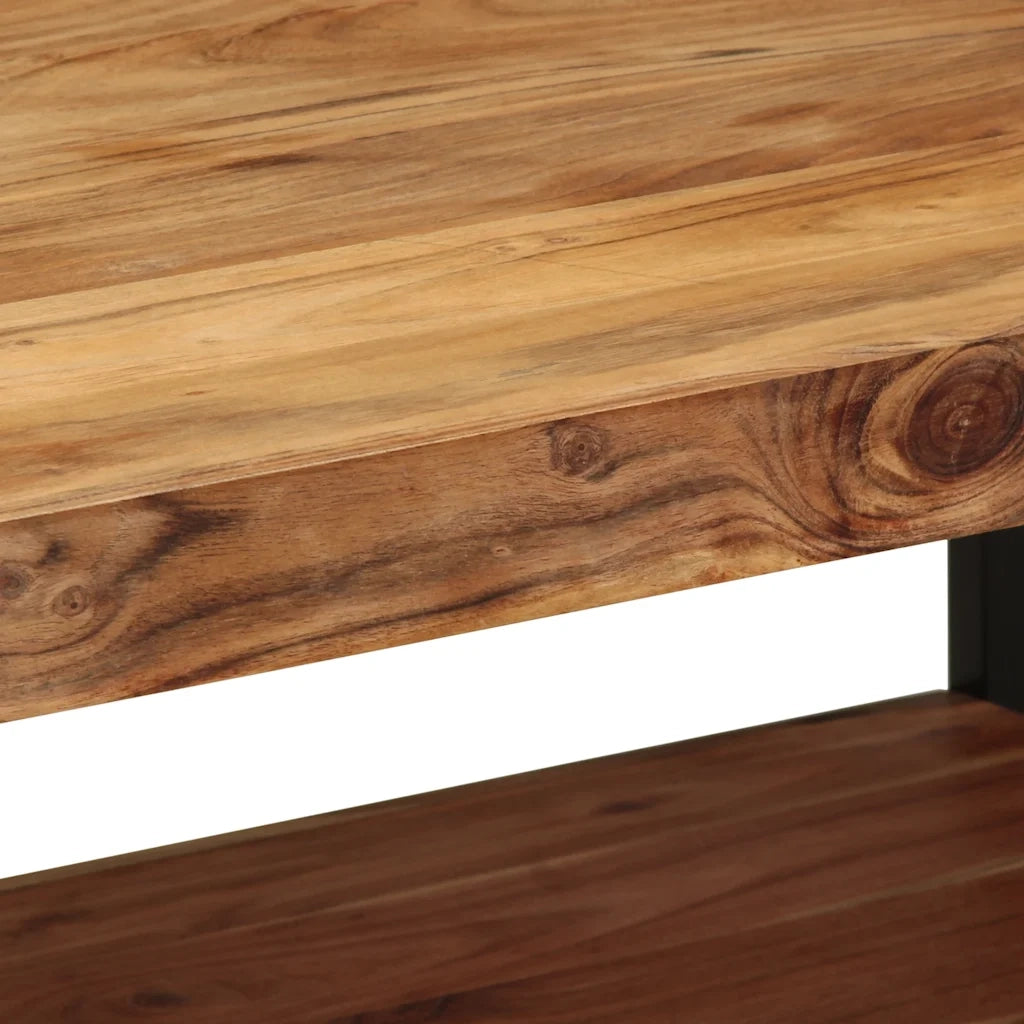 Tavolino da Salotto 90x50x38 cm Legno Massello di Acacia 4102716