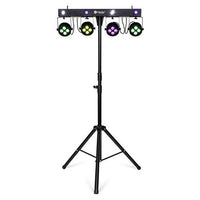 Proiettore disc jockey colorkey cku 3060 partybar mobile 150 black