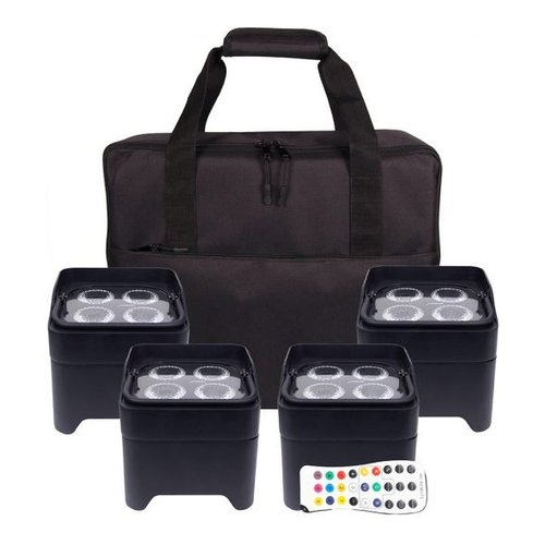 Proiettore disc jockey colorkey mobilepar mini hex 4 pack bundle black - 8600113277218