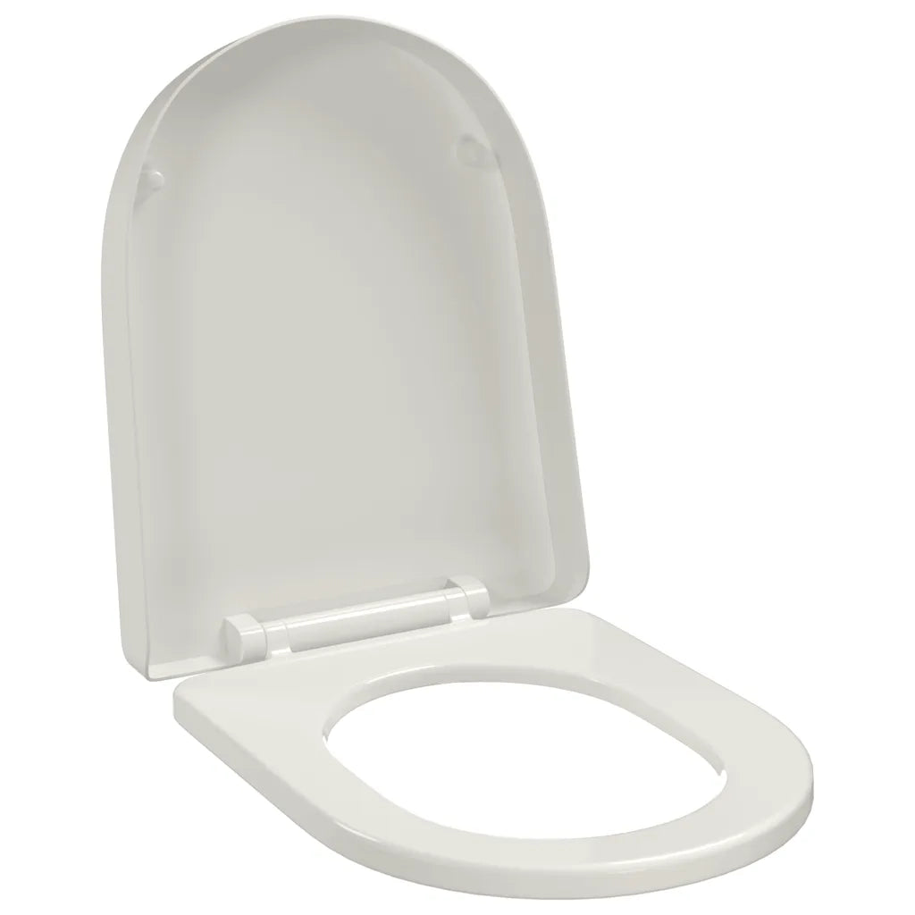Copriwater a Chiusura Ammortizzata Bianco Quadrato 141763