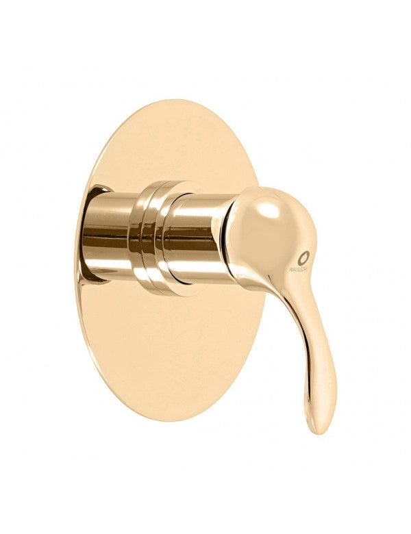 LABE miscelatore doccia incasso in ottone placcato oro