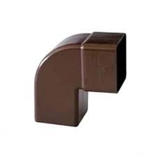 Gronda pvc color testa di moro d .100 quadra - curva 87