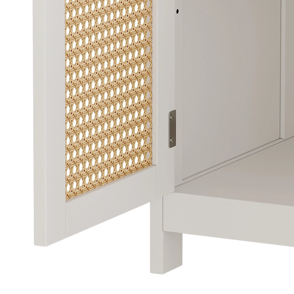 Vicco Mobile sottolavabo per bagno Bianco 60 x 60 cm con 2 ante e vano a giorno