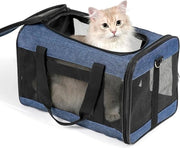 Scatola di trasporto pieghevole per cani e gatti - Autorizzato per l'uso in aereo (M)