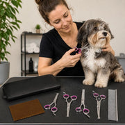 5-piece Stainless Steel Dog Grooming Scissors Set